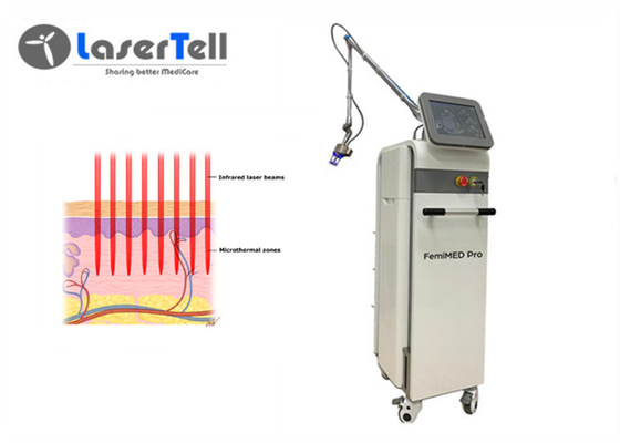 ISO Lasertell 10.4 Inch Screen Co2 معدات الليزر الجزئي